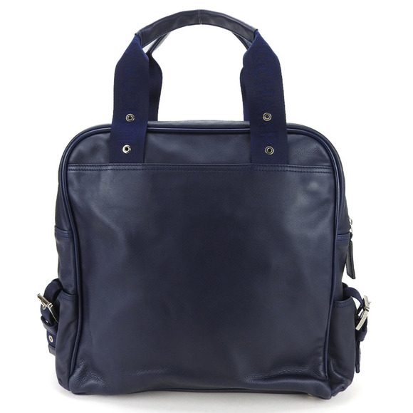 Longchamp Handbag Leather Navy Ladies - Picture 3 of 11